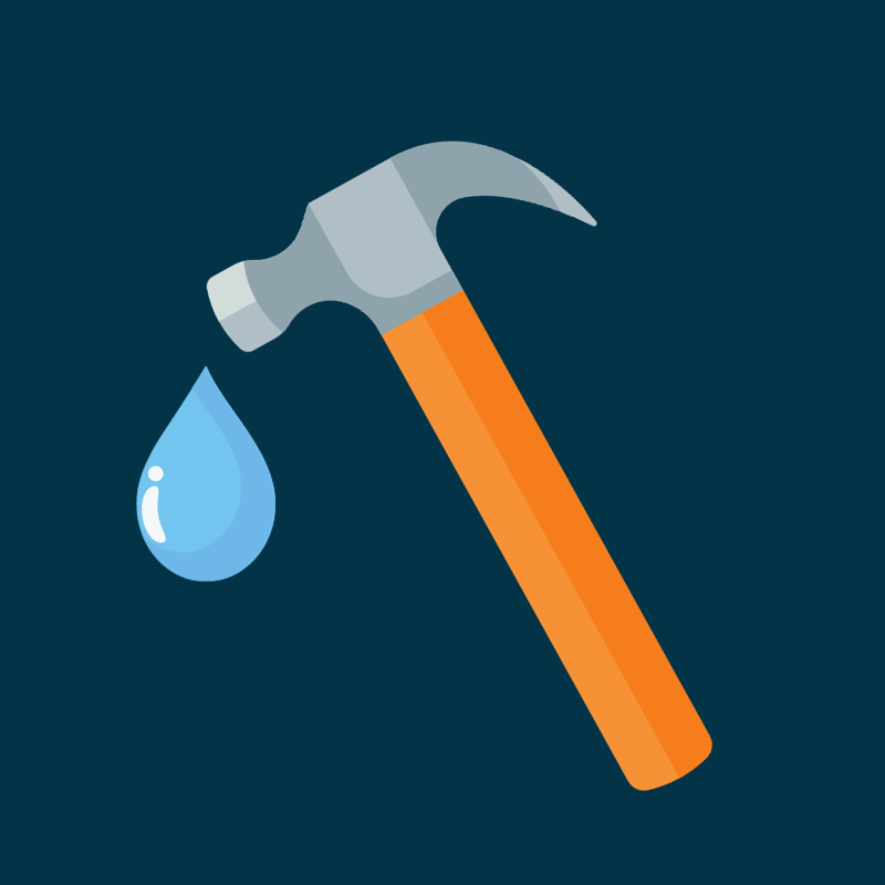 water-drop-and-hammer-graphics